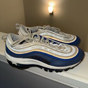 Nike Air Max 97 Blue and White Sneakers